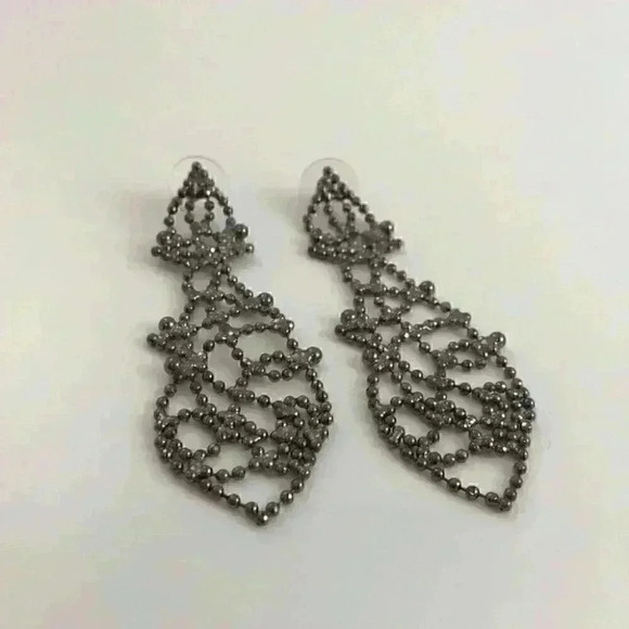 Vera Wang New Post Ball Chain Chandelier Earrings - Picture 3 of 8